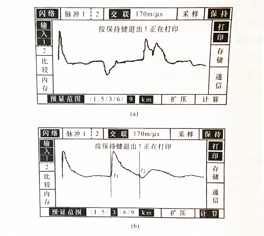三亞供電局電力電纜故障實測波形 三亞供電局電力電纜故障實測波形